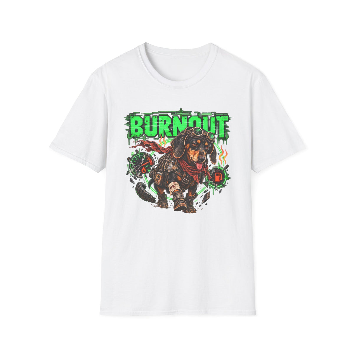 Burnout Dachshund  T-Shirt
