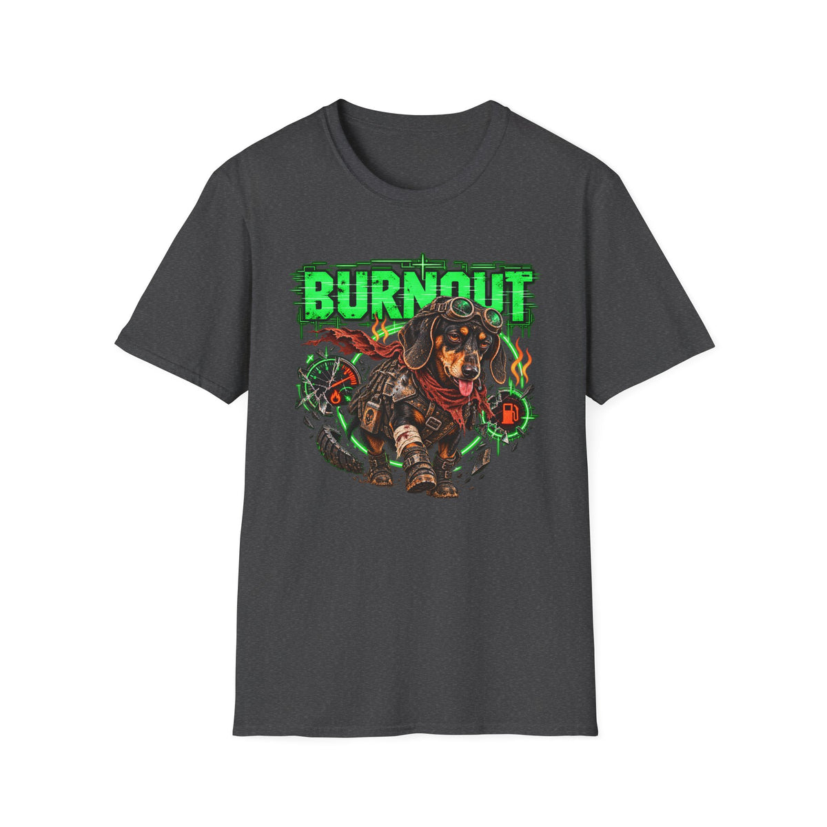 Burnout Dachshund  T-Shirt