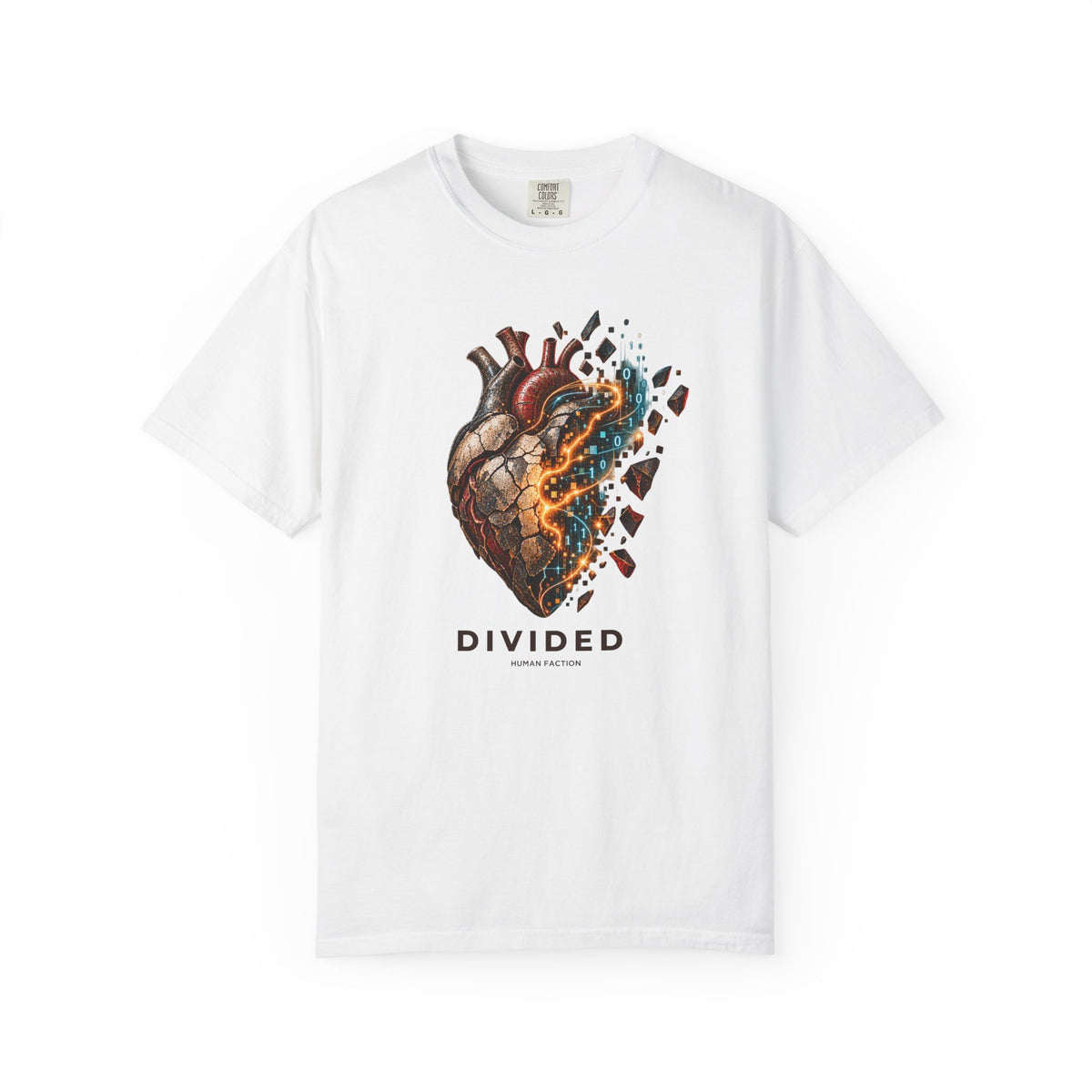 Humans Faction Divided Heart  T-Shirt