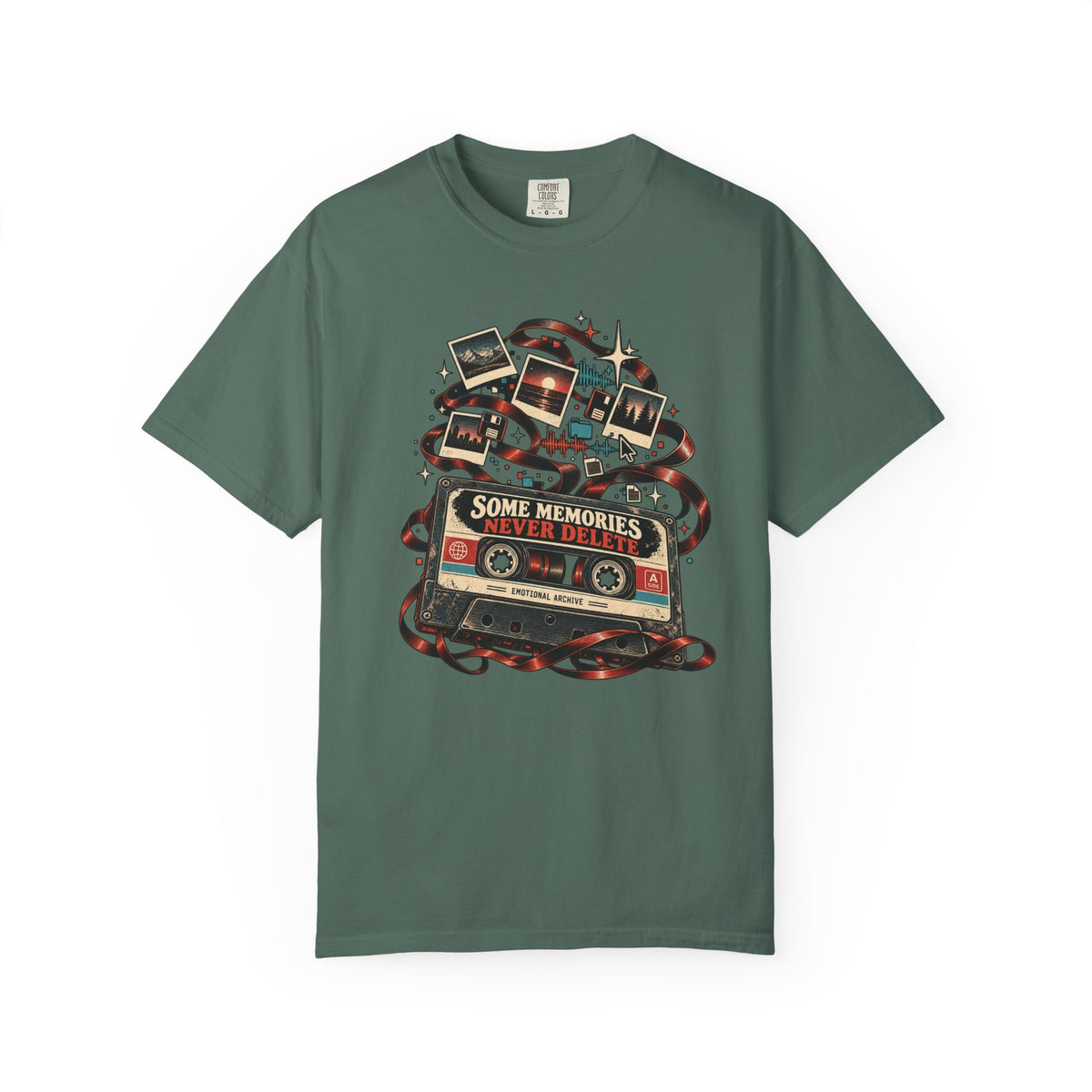Cassette Memories T-Shirt — "Some Memories Never Die"