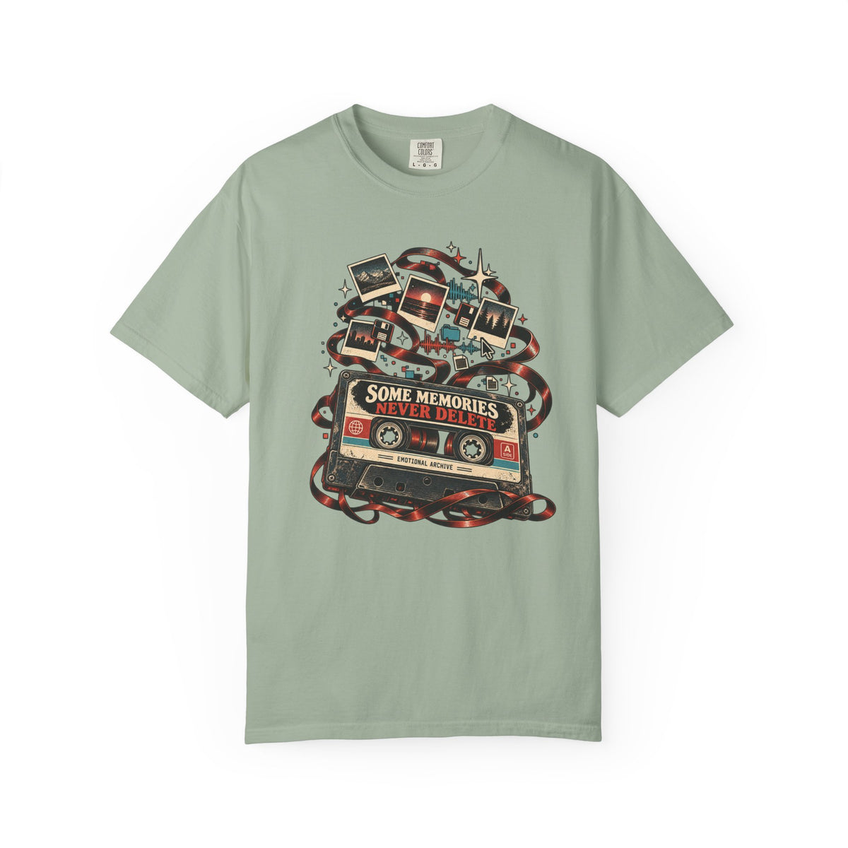 Cassette Memories T-Shirt — "Some Memories Never Die"