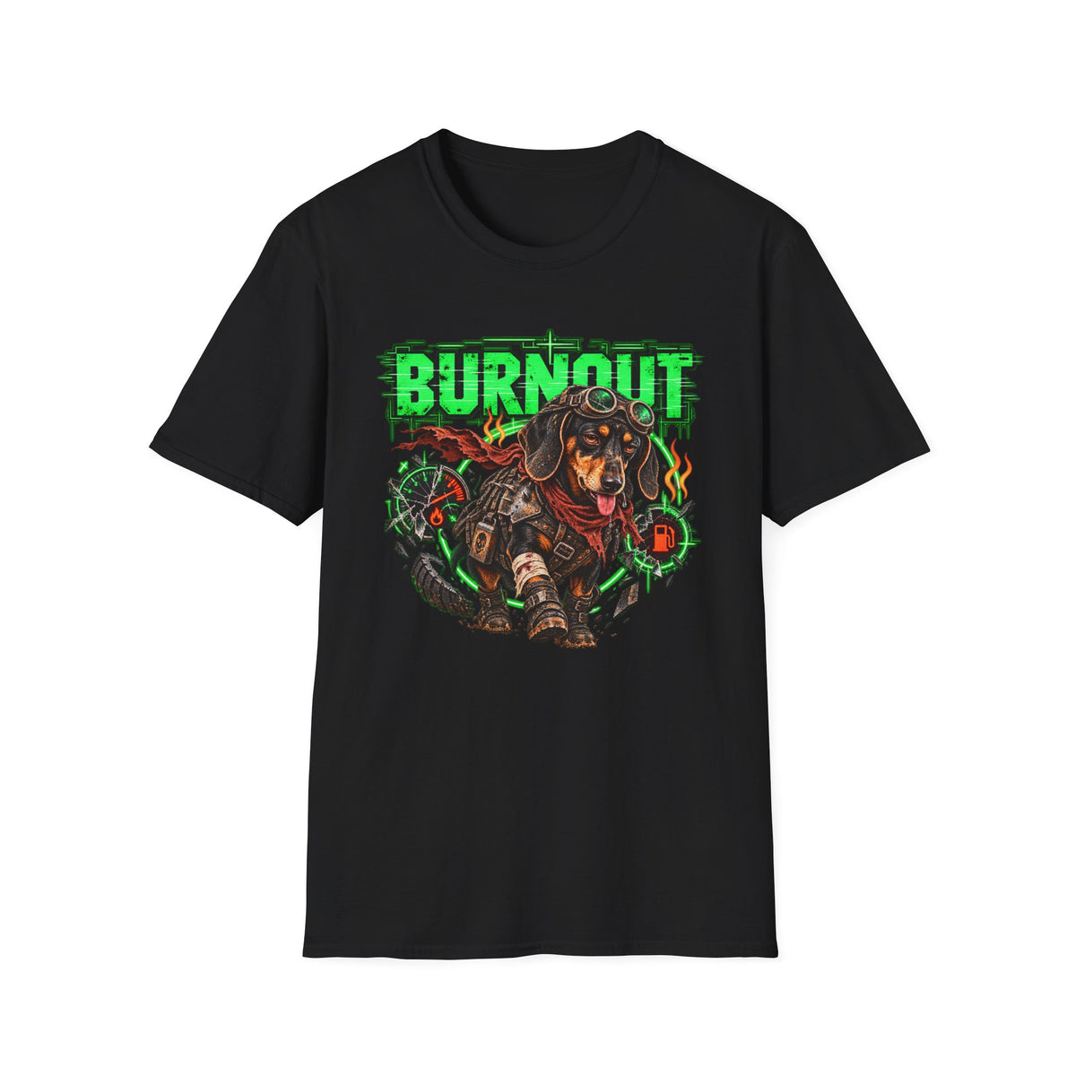 Burnout Dachshund  T-Shirt