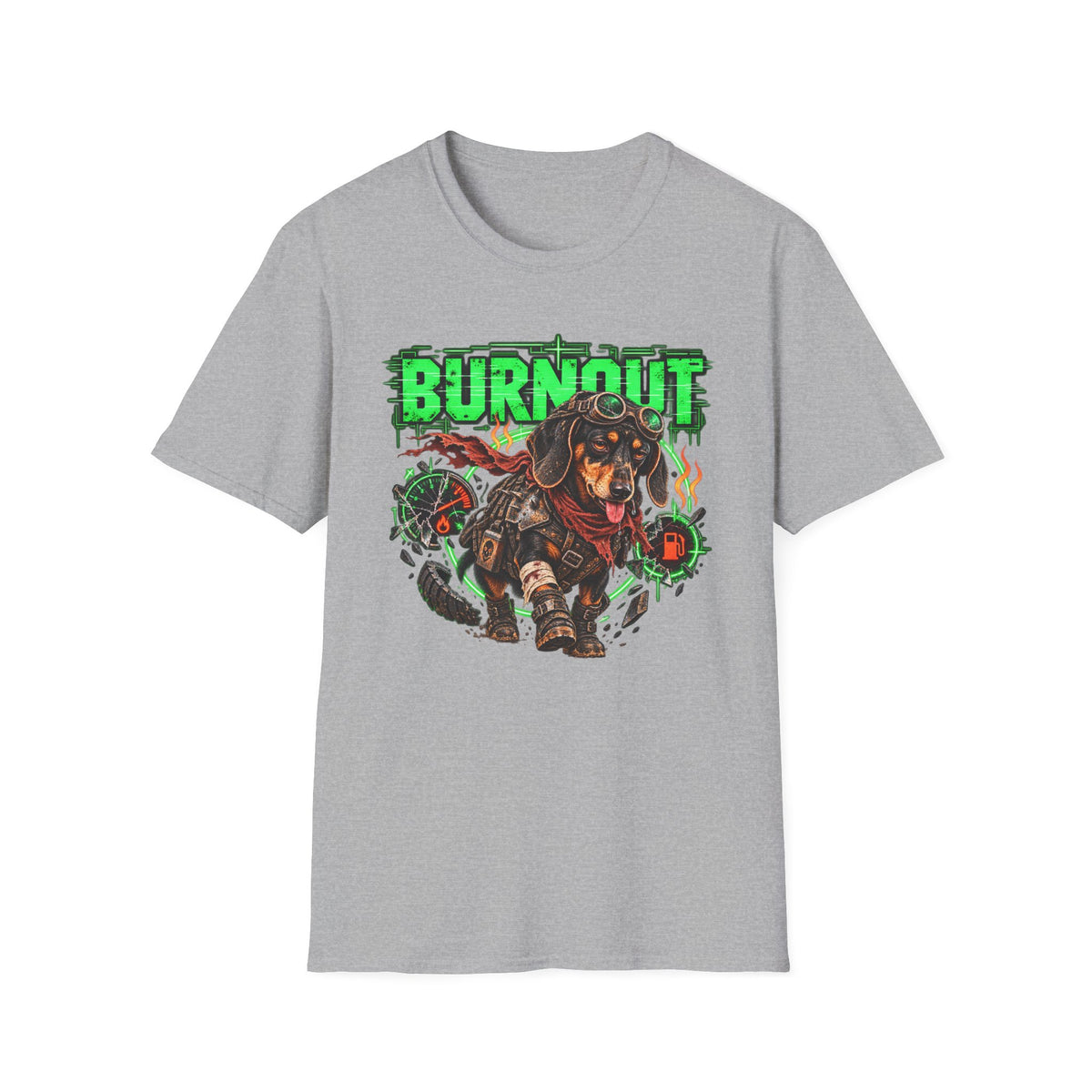 Burnout Dachshund  T-Shirt