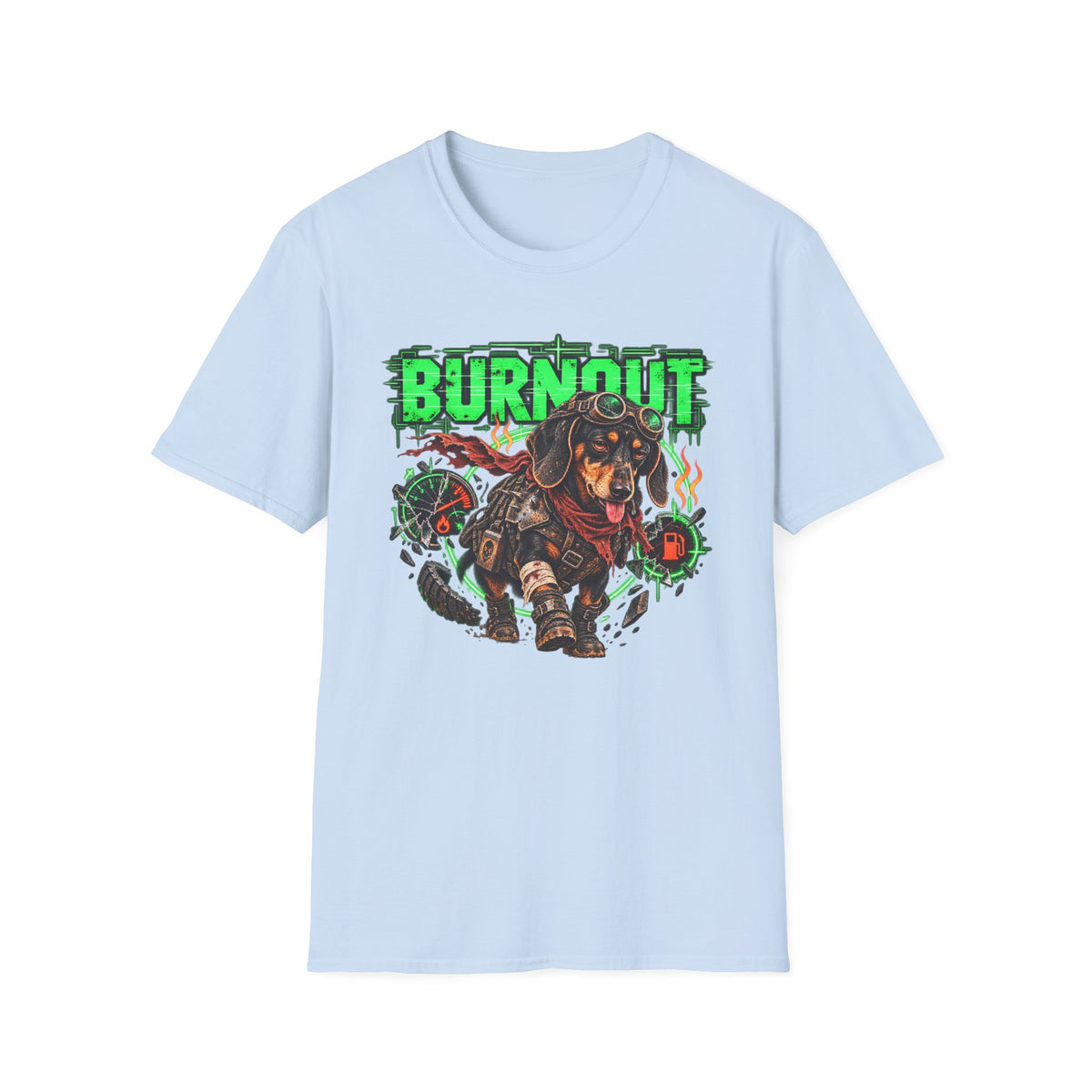 Burnout Dachshund  T-Shirt