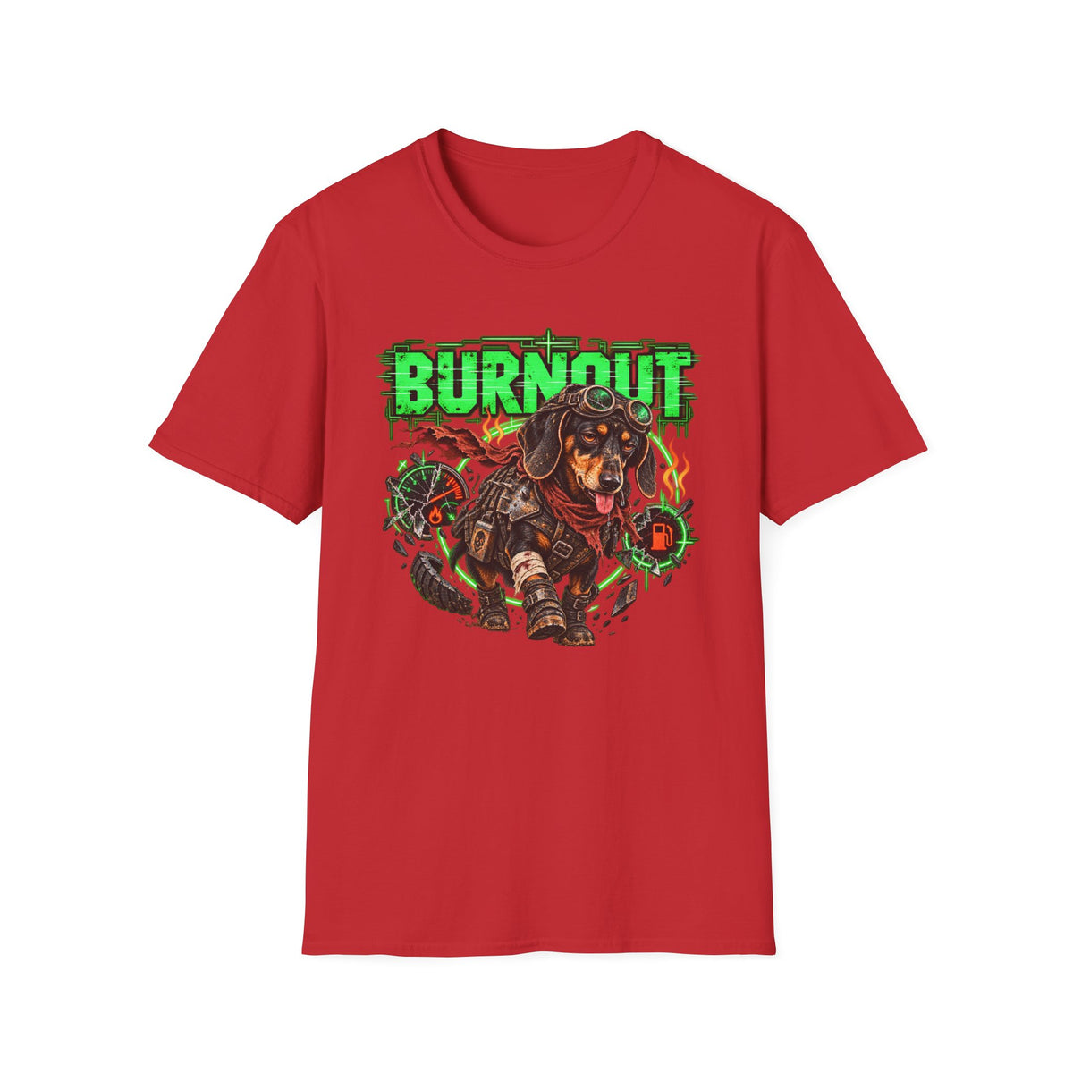 Burnout Dachshund  T-Shirt