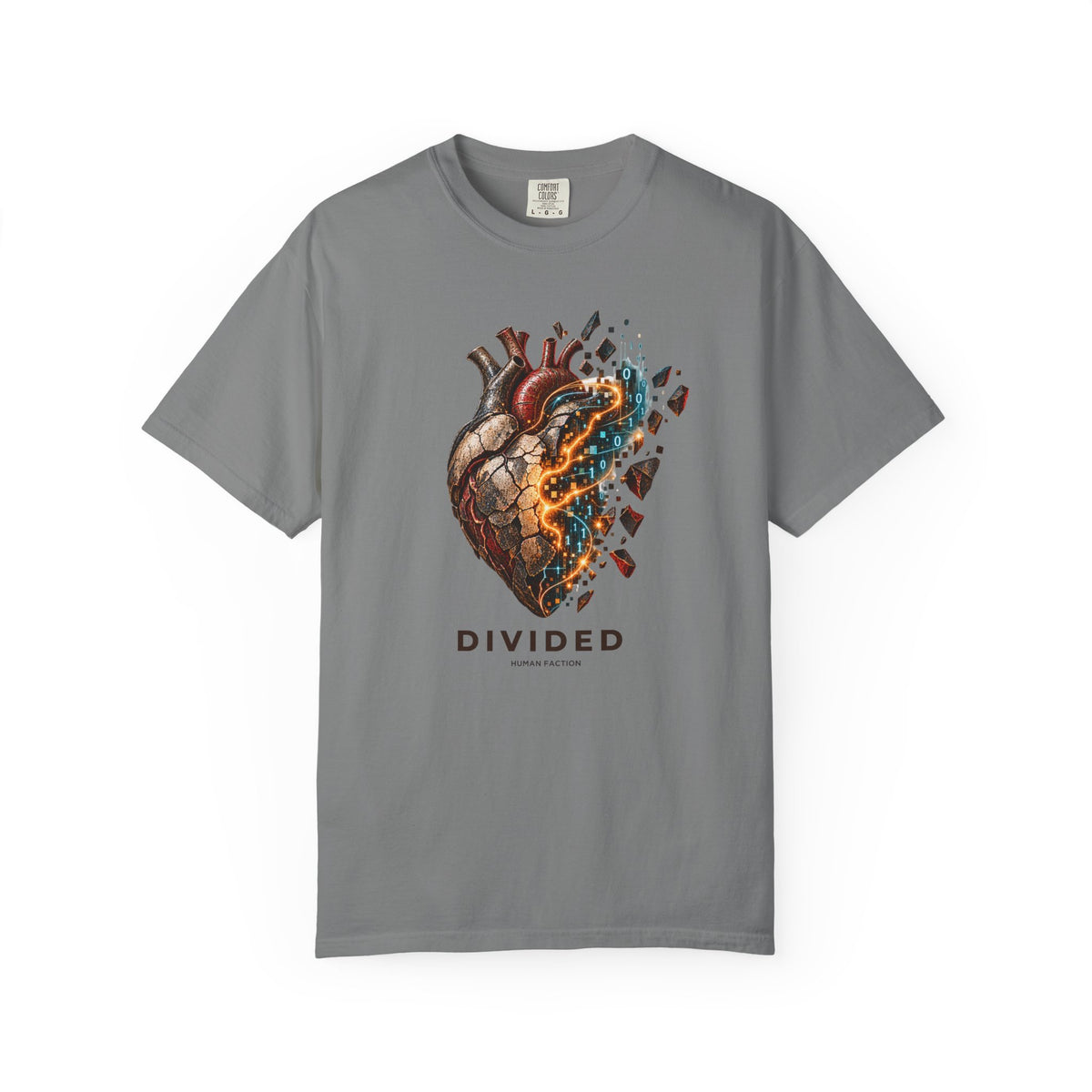 Humans Faction Divided Heart  T-Shirt