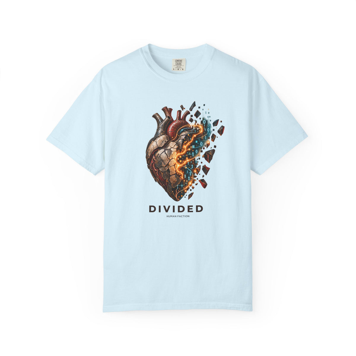 Humans Faction Divided Heart  T-Shirt