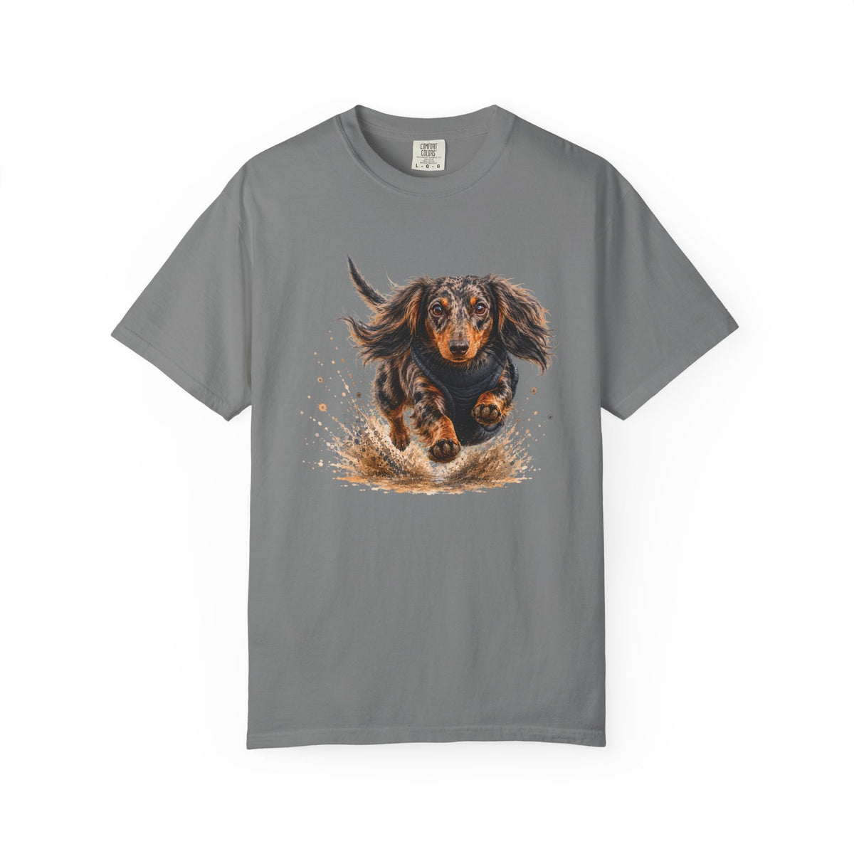 Dachshund Running Long haired T-Shirt