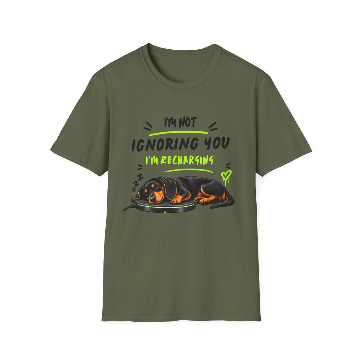 I’m Not Ignoring You, I’m Recharging  T-Shirt